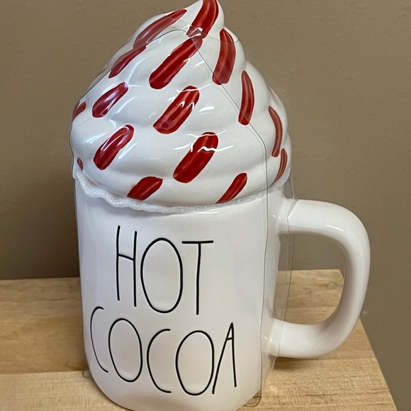 Rae Dunn Other - Rae Dunn Hot Cocoa Topped Christmas Mug